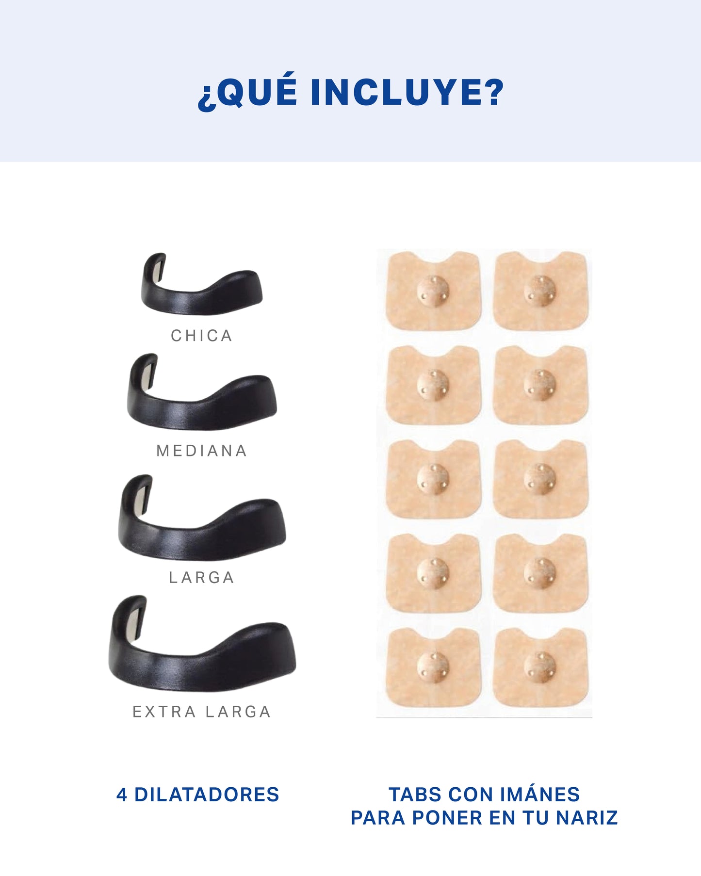 Tiras Nasales Magnéticas