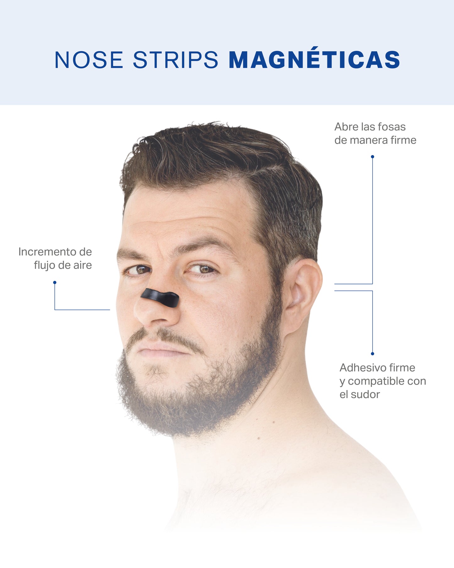 Tiras Nasales Magnéticas